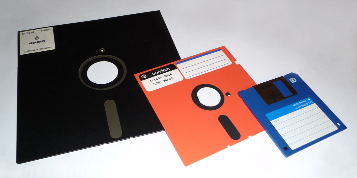 8-inch, 5¼-inch, and 3½-inch Floppy Disks