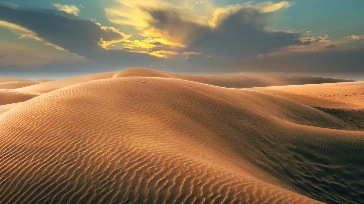 Sunset at the Rajasthan Desert